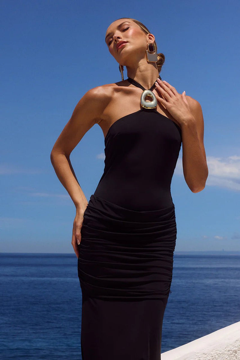 Alola Halter Maxi Dress