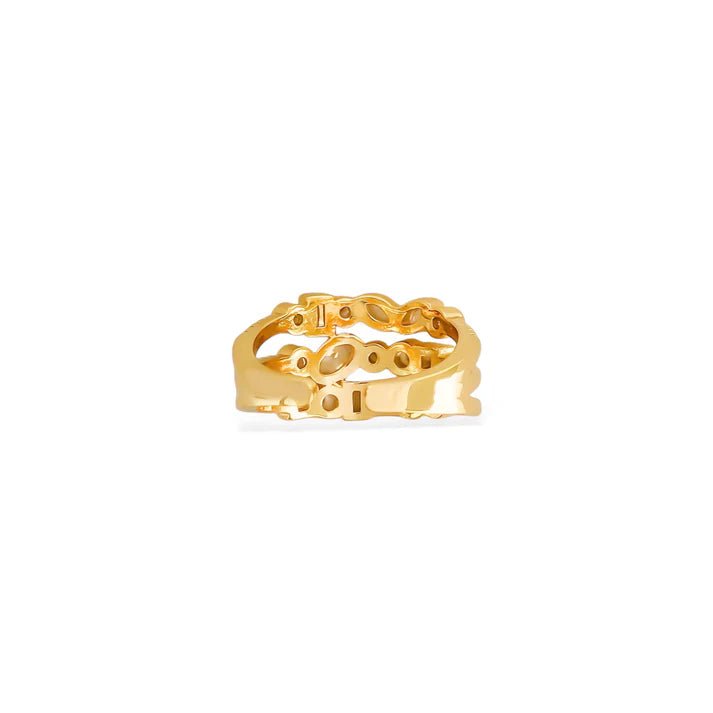 3 Layer CZ Ring - NeptunesBoutique
