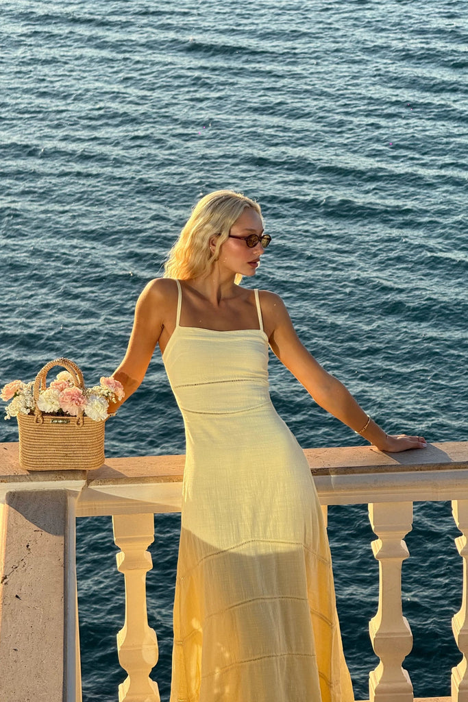 Alexandra Dress Butter Medium / Yellow