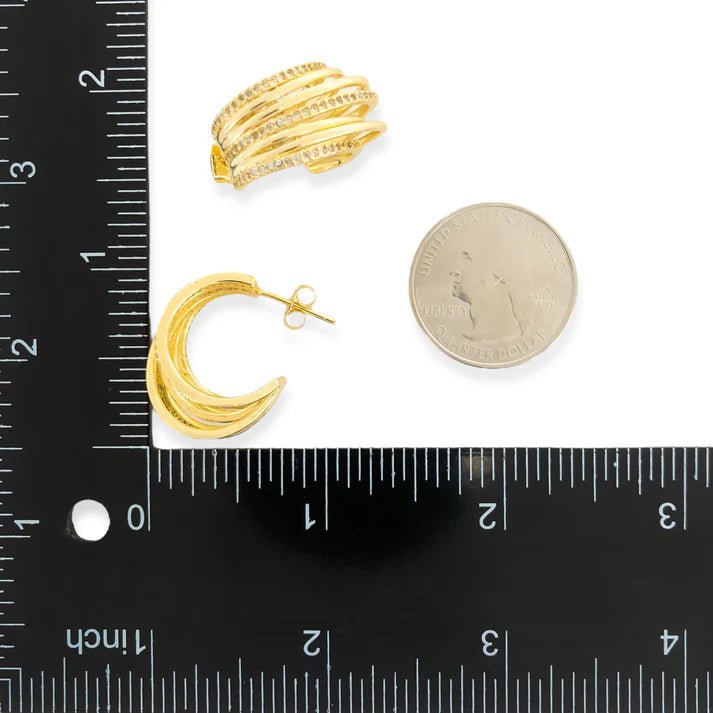 Cubic Zirconia Earrings - NeptunesBoutique