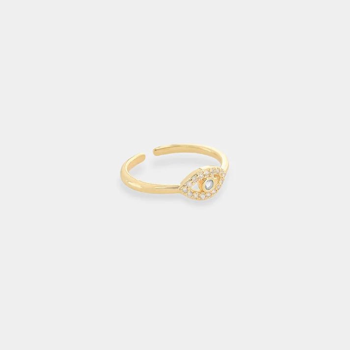 Cubic Zirconia Eye Ring - NeptunesBoutique