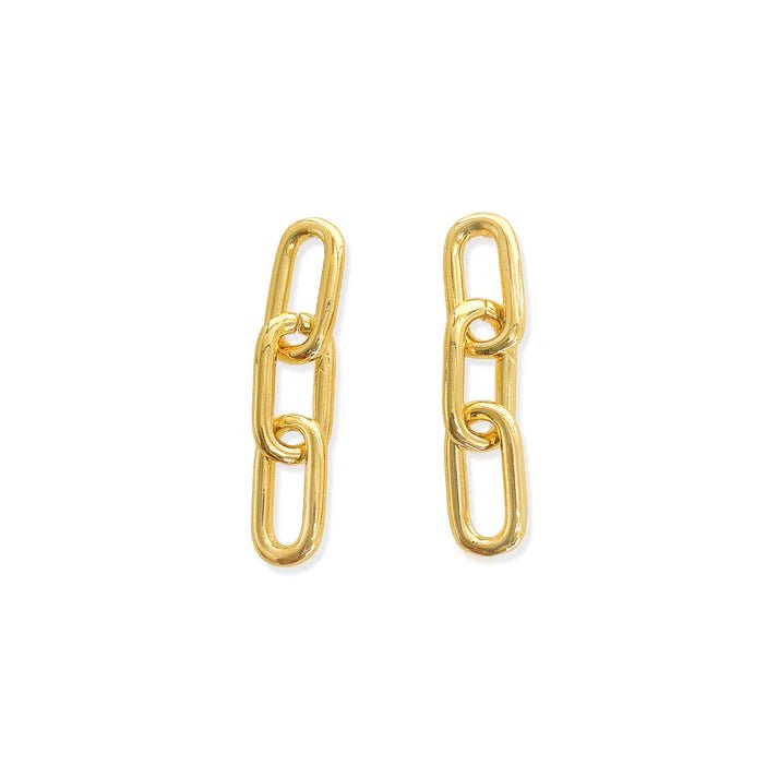 Dangling Paperclip Earrings - NeptunesBoutique