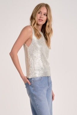 Elan Glitter Tank Top (Colors Available) - NeptunesBoutique