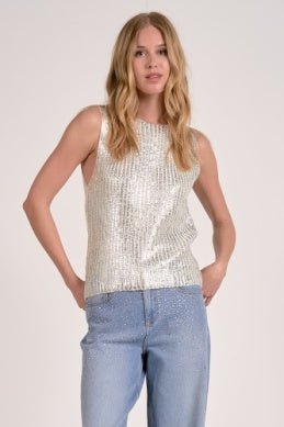 Elan Glitter Tank Top (Colors Available) - NeptunesBoutique