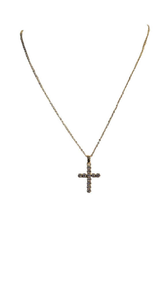 Gold Cross Necklace - NeptunesBoutique
