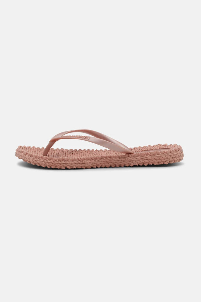 Il Jacobsen Flip Flops with Glitter Misty Rose - NeptunesBoutique