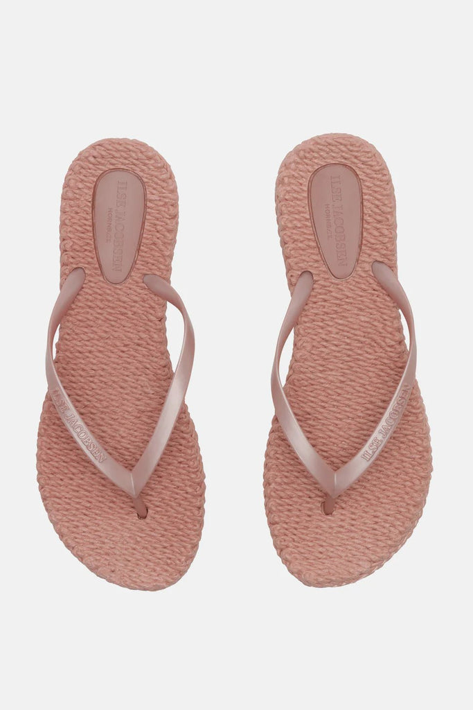 Il Jacobsen Flip Flops with Glitter Misty Rose - NeptunesBoutique