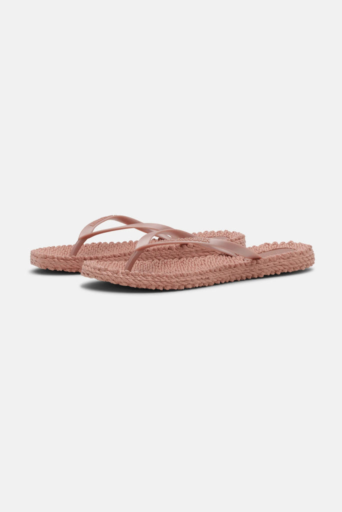 Il Jacobsen Flip Flops with Glitter Misty Rose - NeptunesBoutique