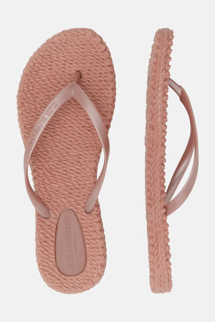 Il Jacobsen Flip Flops with Glitter Misty Rose - NeptunesBoutique