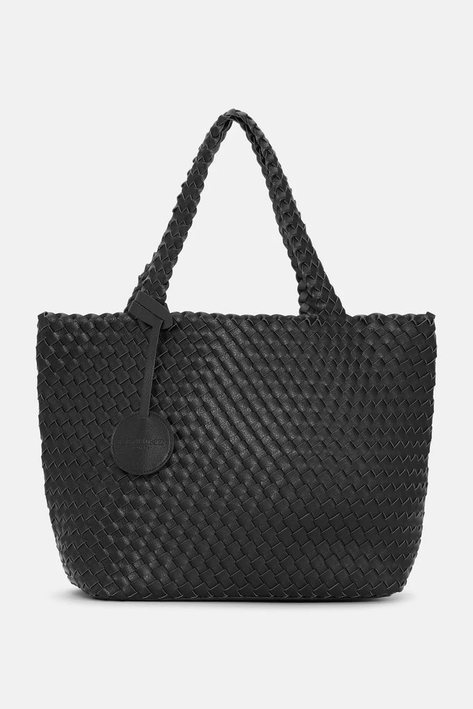 Il Jacobsen Tote Bag Reversible Black Gun Metal - NeptunesBoutique