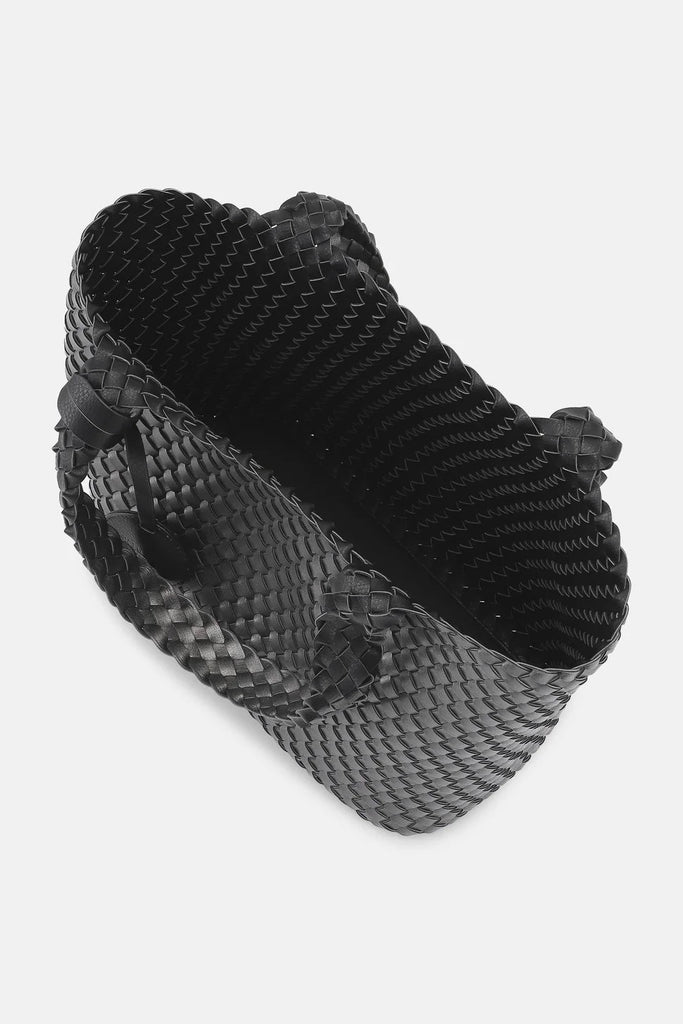 Il Jacobsen Tote Bag Reversible Black Gun Metal - NeptunesBoutique