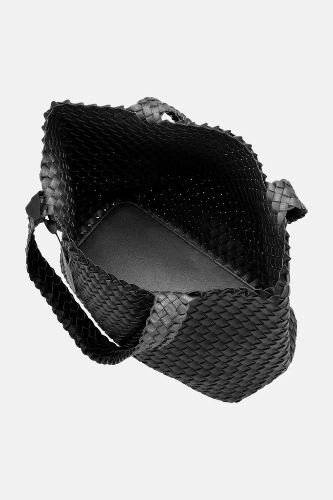 Il Jacobsen Tote Bag Reversible Black Gun Metal - NeptunesBoutique