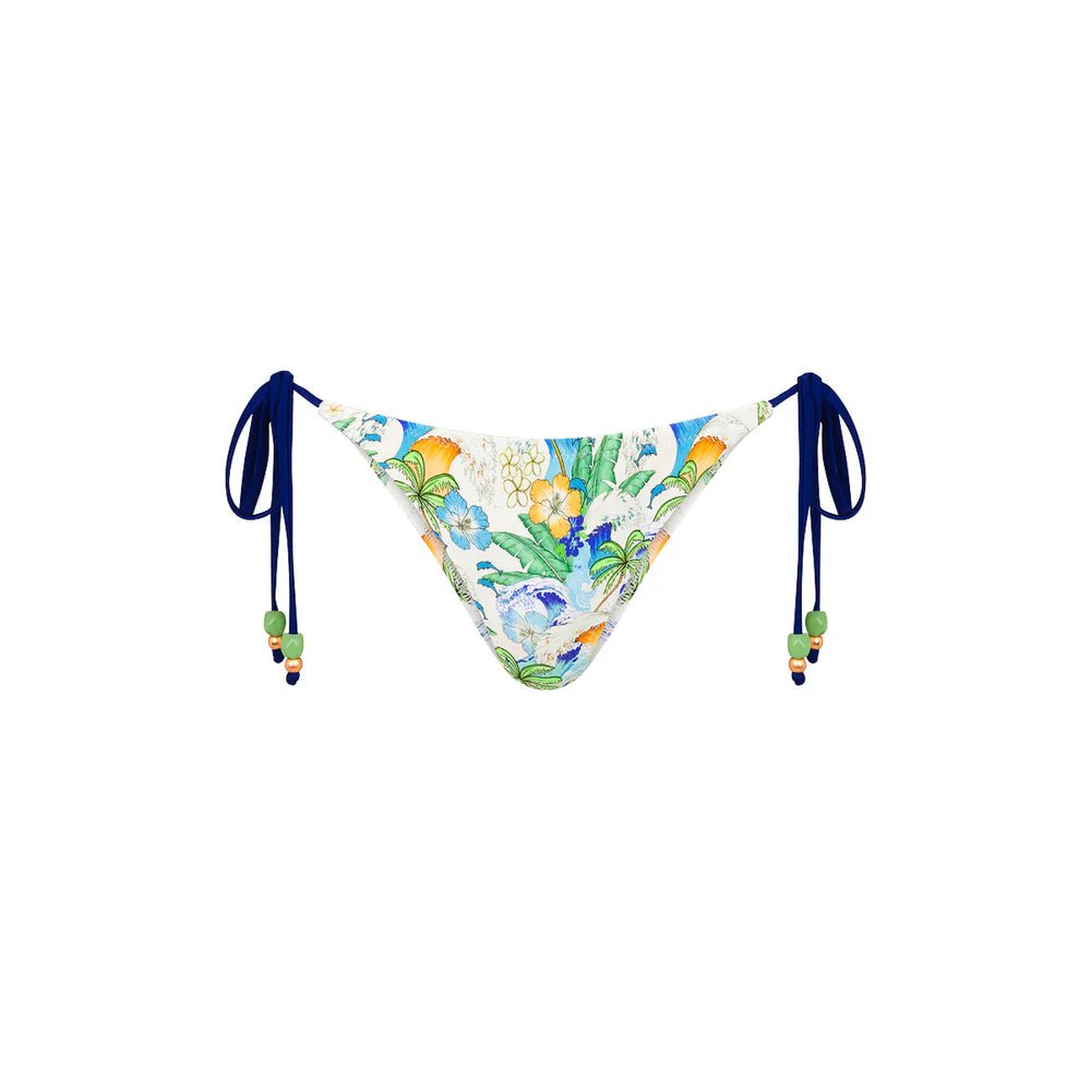 Kulanis Cheeky V Bikini Bottom - Blue Crush - NeptunesBoutique
