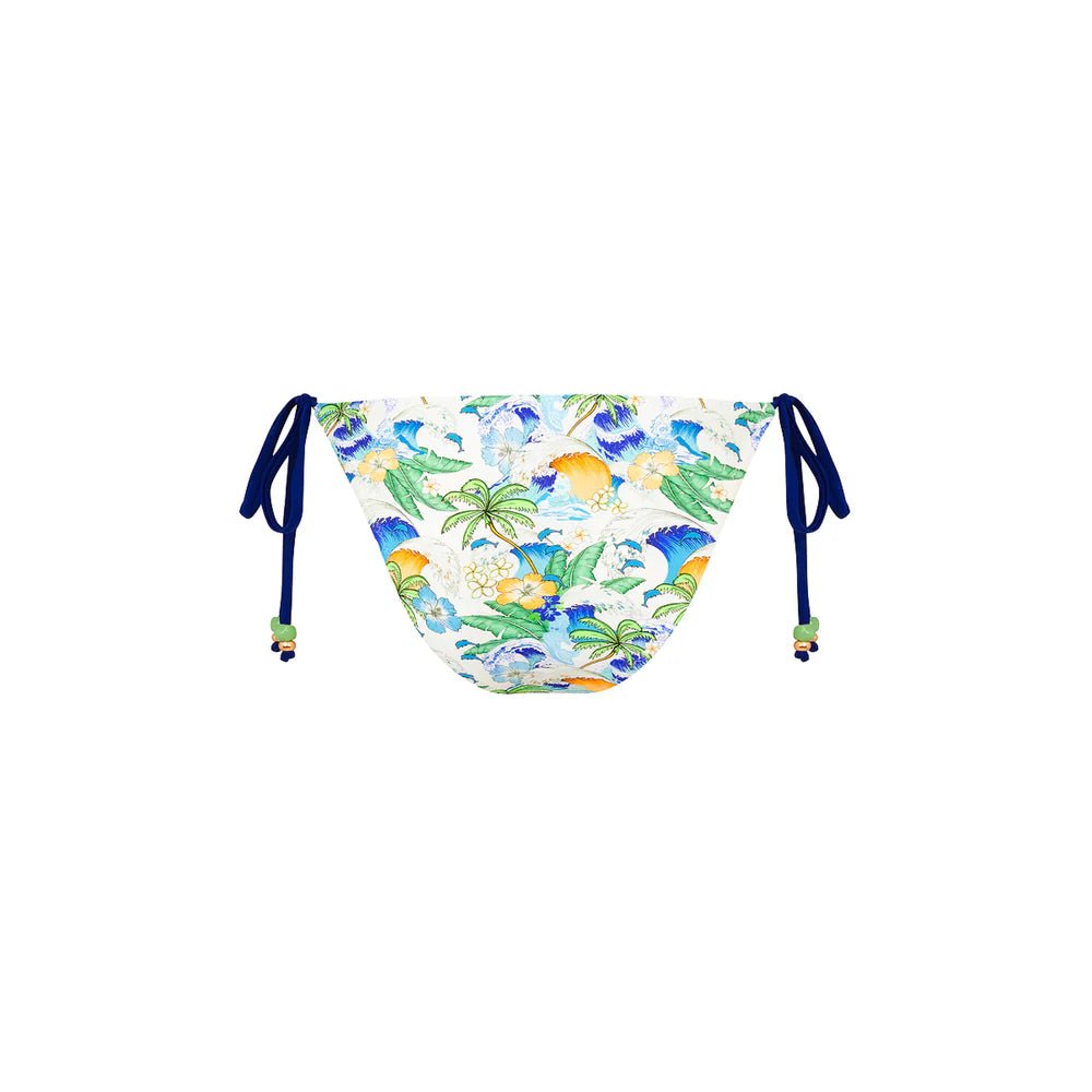 Kulanis Cheeky V Bikini Bottom - Blue Crush - NeptunesBoutique