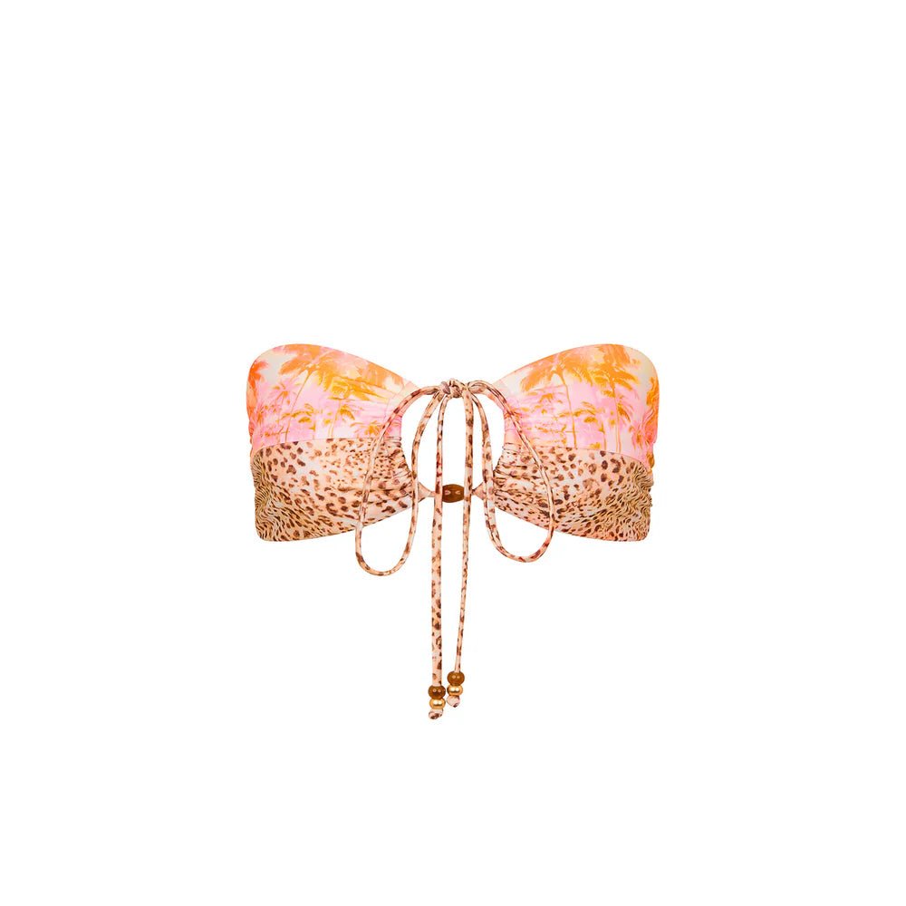 Kulanis Soft Splice Bandeau Bikini Top - Wild Skies - NeptunesBoutique