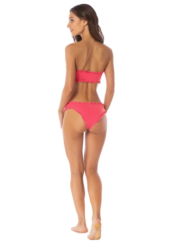 Maaji Cherry Crush Cherry Lotus Ruffle Bikini Top / Cherry Crush Dafne Low Rise Bikini Bottom - NeptunesBoutique