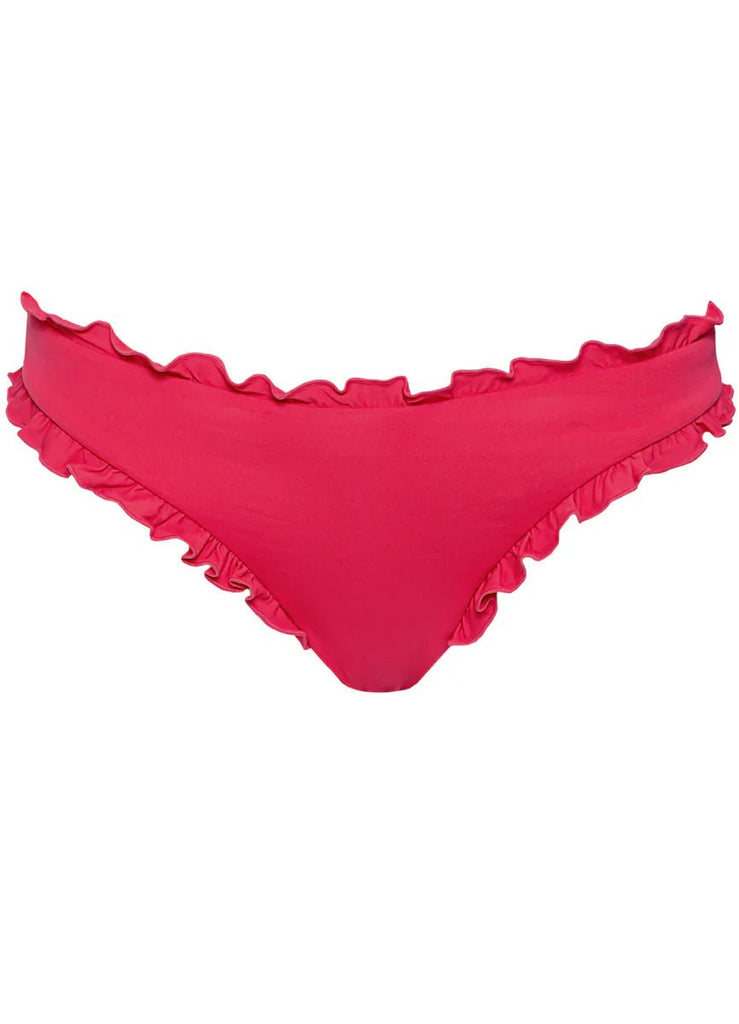 Maaji Cherry Crush Cherry Lotus Ruffle Bikini Top / Cherry Crush Dafne Low Rise Bikini Bottom - NeptunesBoutique