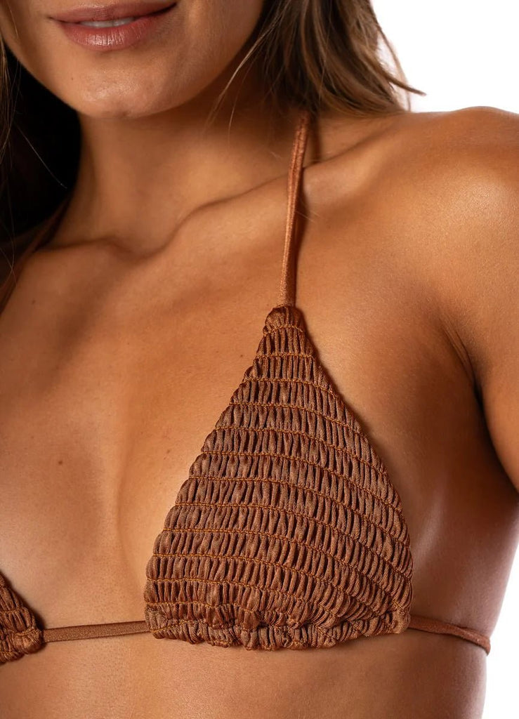 Maaji Golden Sand Balmy Sliding Triangle Bikini Top / Maaji Golden Sand Sunflash Bototm - NeptunesBoutique