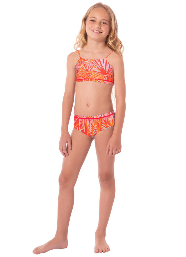 Maaji Kids Coral Foliage Karmel Girls Bikini Set - NeptunesBoutique