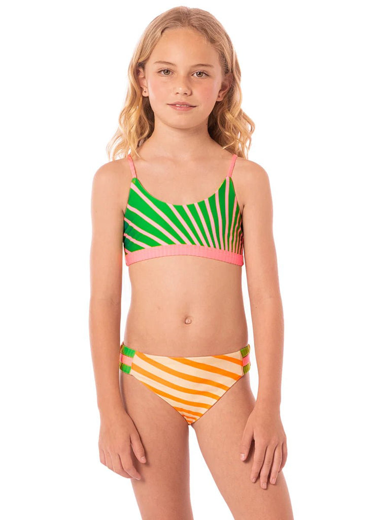 Maaji Kids Sunrise Colada Flowers Girls Bikini Set - NeptunesBoutique