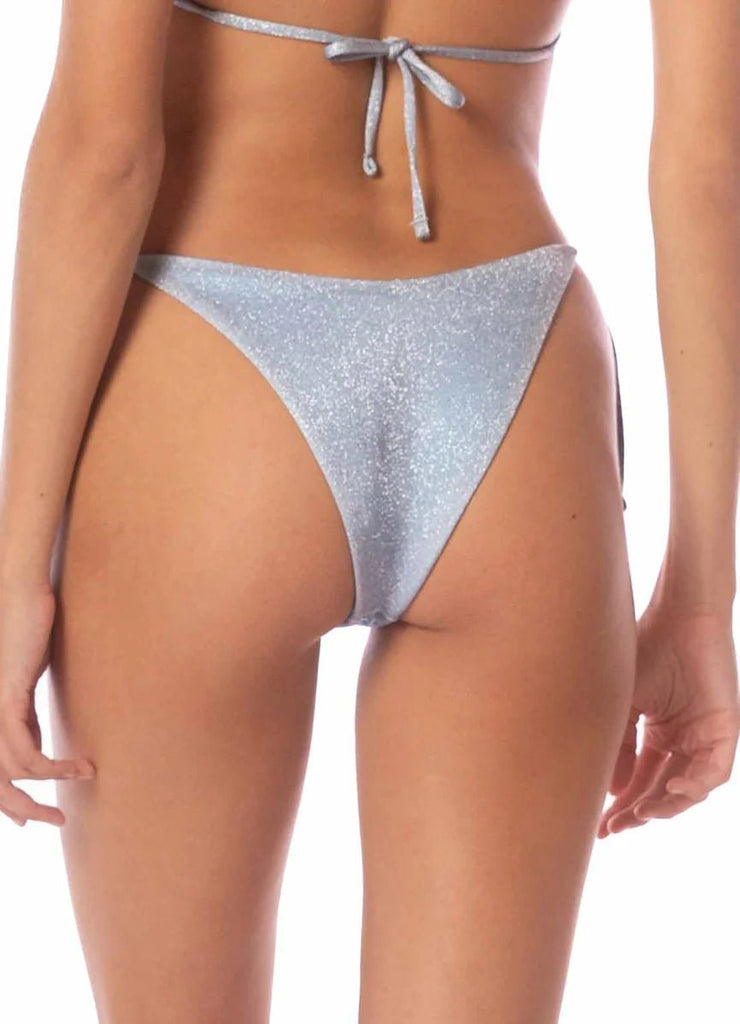 Maaji Silver Blue Balmy Sliding Triangle Bikini Top / - NeptunesBoutique