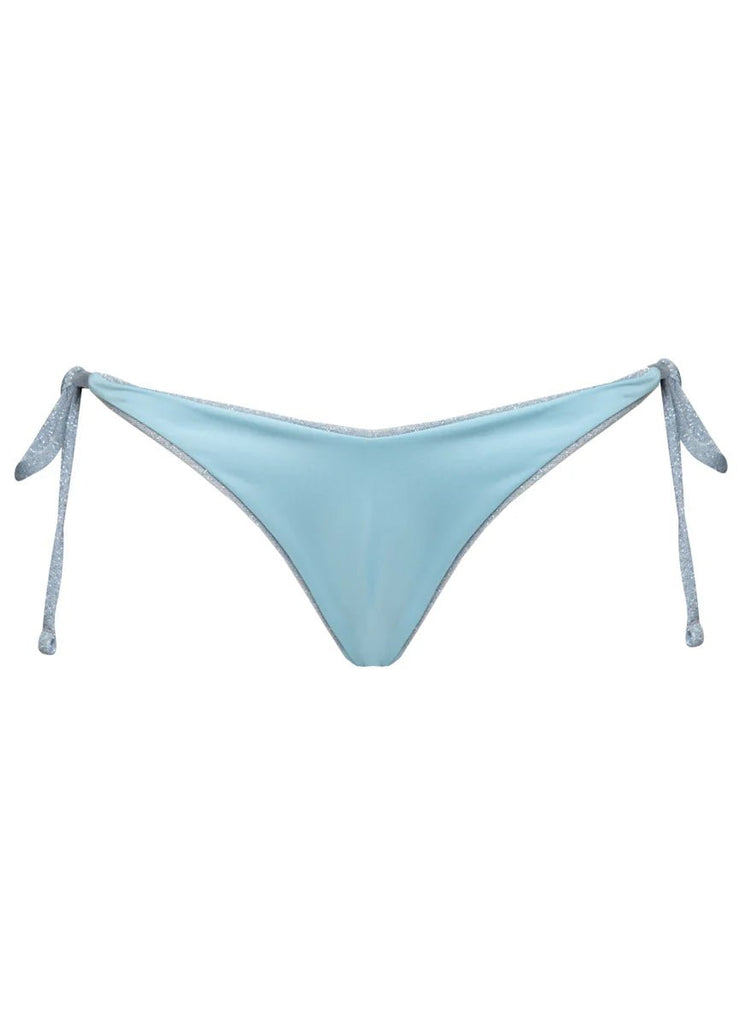Maaji Silver Blue Balmy Sliding Triangle Bikini Top / - NeptunesBoutique