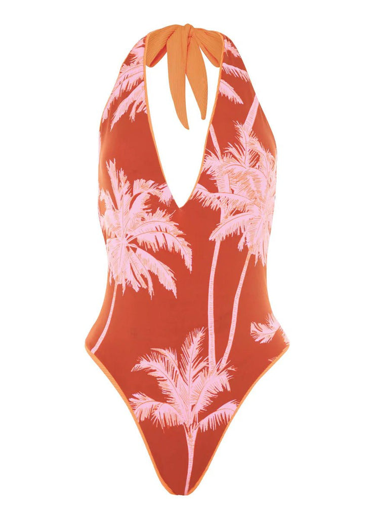 Maaji Vibrant Orange Tica Classic One Piece - NeptunesBoutique
