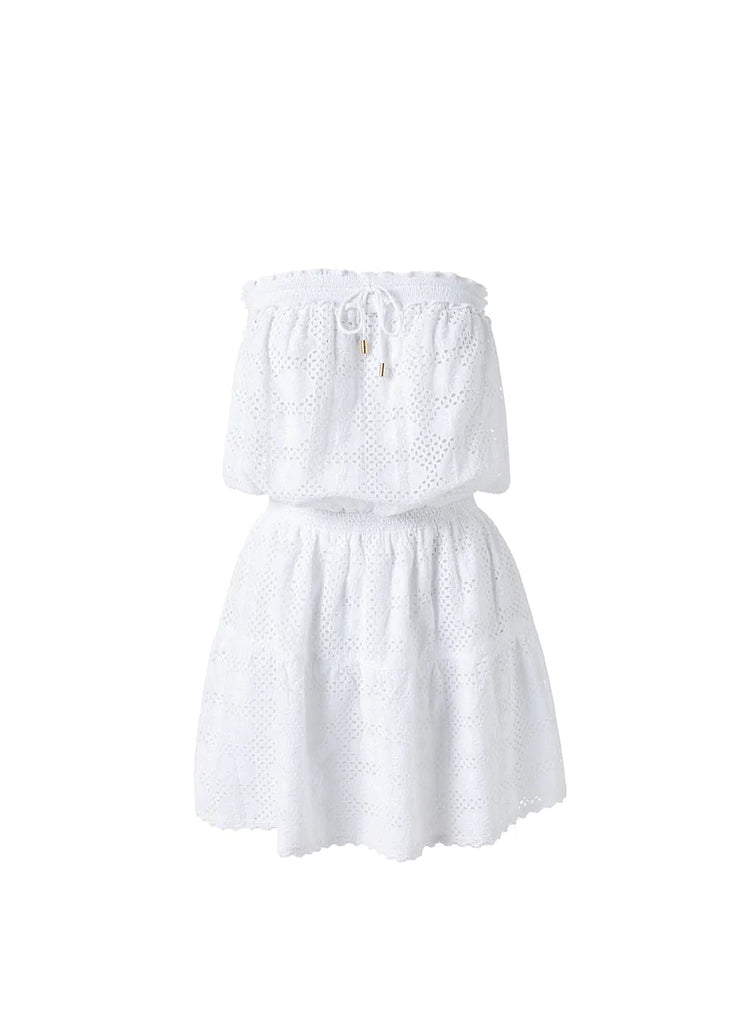 Melissa Odabash Colette Dress - White - NeptunesBoutique