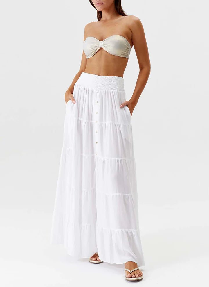 Melissa Odabash Dee White Skirt - NeptunesBoutique