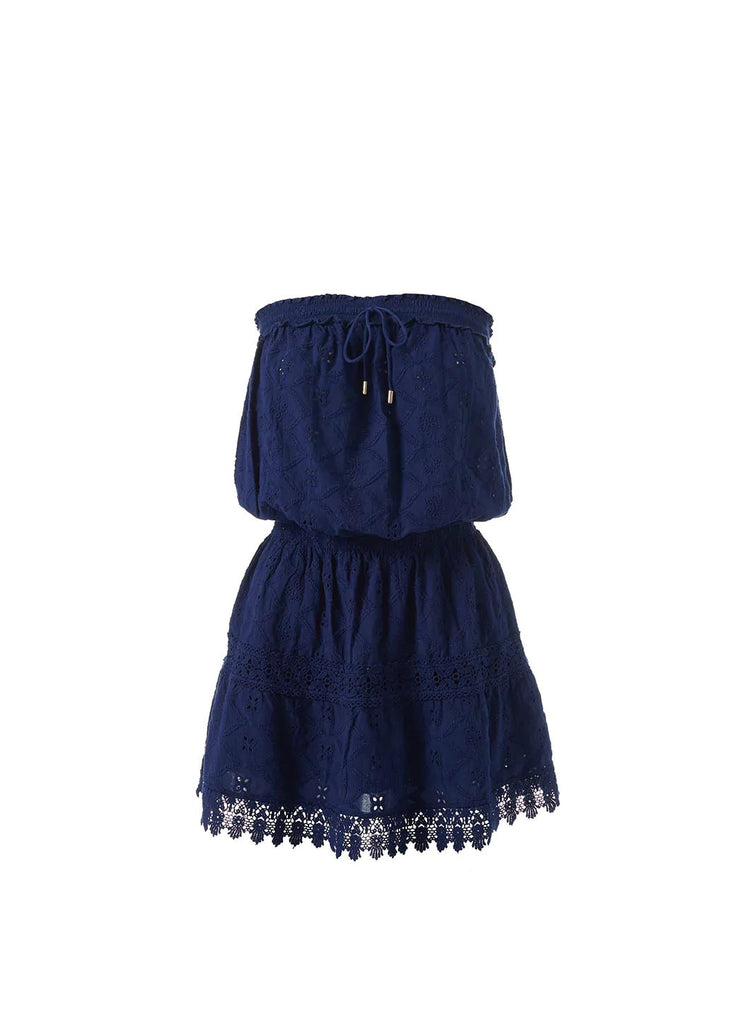 Melissa Odabash Iris Dress - Navy - NeptunesBoutique