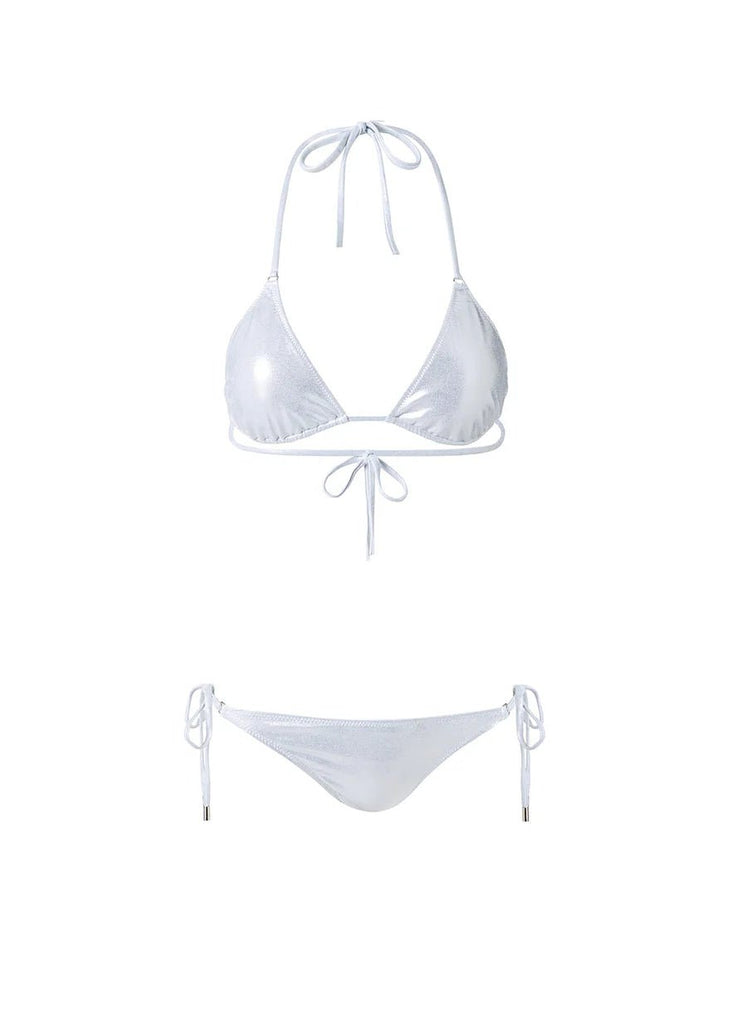 Melissa Odabash Paraguay Bikini Silver - NeptunesBoutique