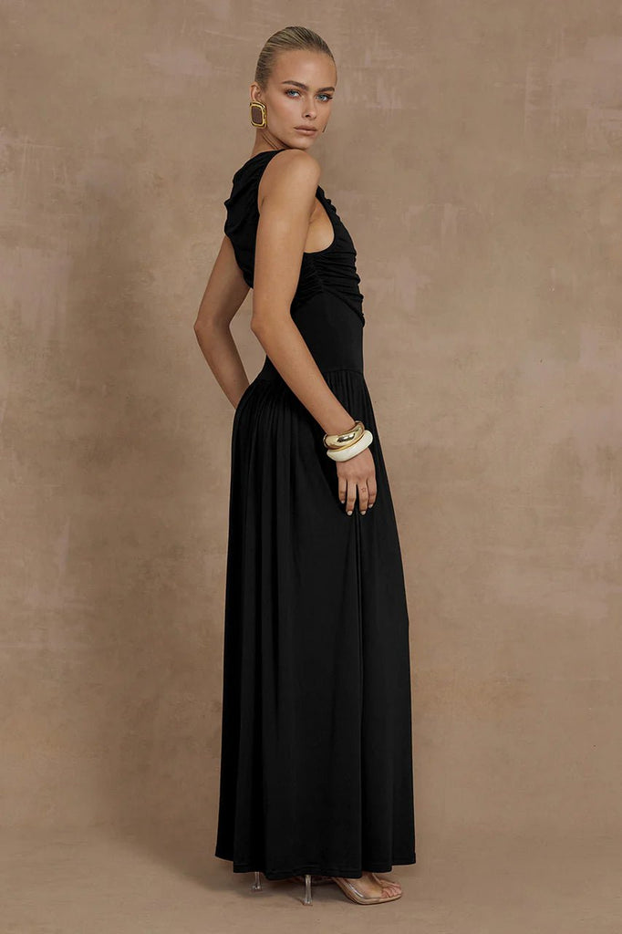 Nalla Maxi Dress Black - NeptunesBoutique