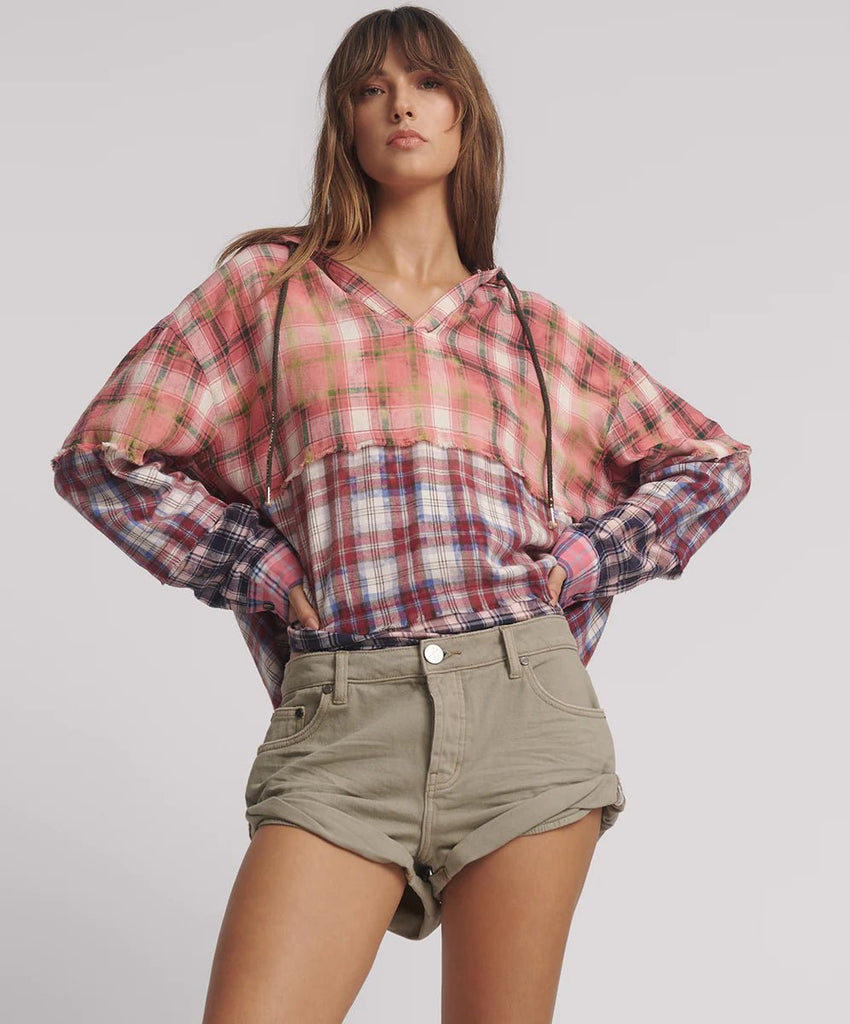 One Teaspoon Bandits Low Waist Denim Shorts - Faded Khaki - NeptunesBoutique