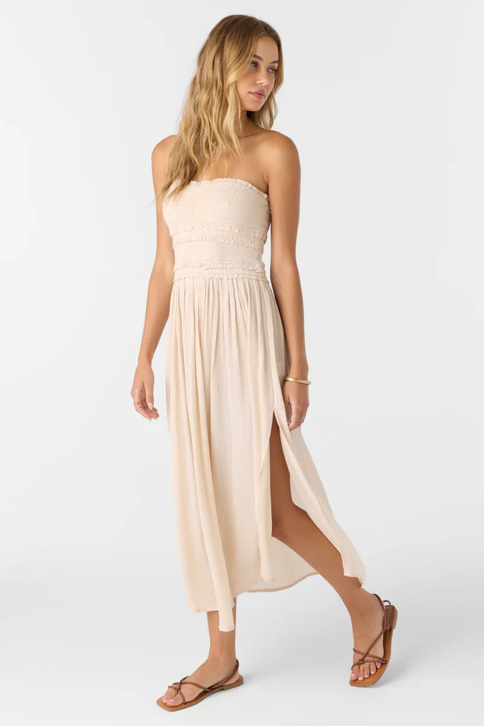O'Neill Devyn Midi Dress - Ivory - NeptunesBoutique
