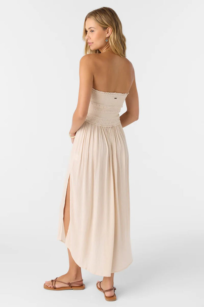 O'Neill Devyn Midi Dress - Ivory - NeptunesBoutique