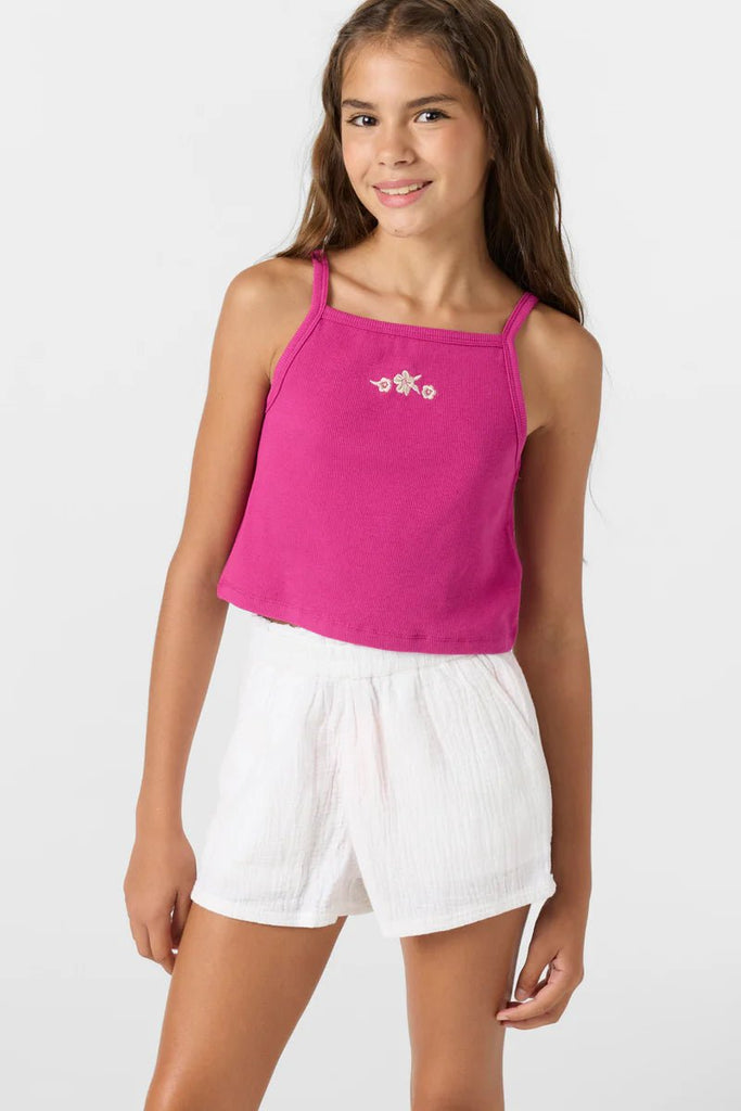 O'Neill Girls Carlita Beach Shorts - White - NeptunesBoutique