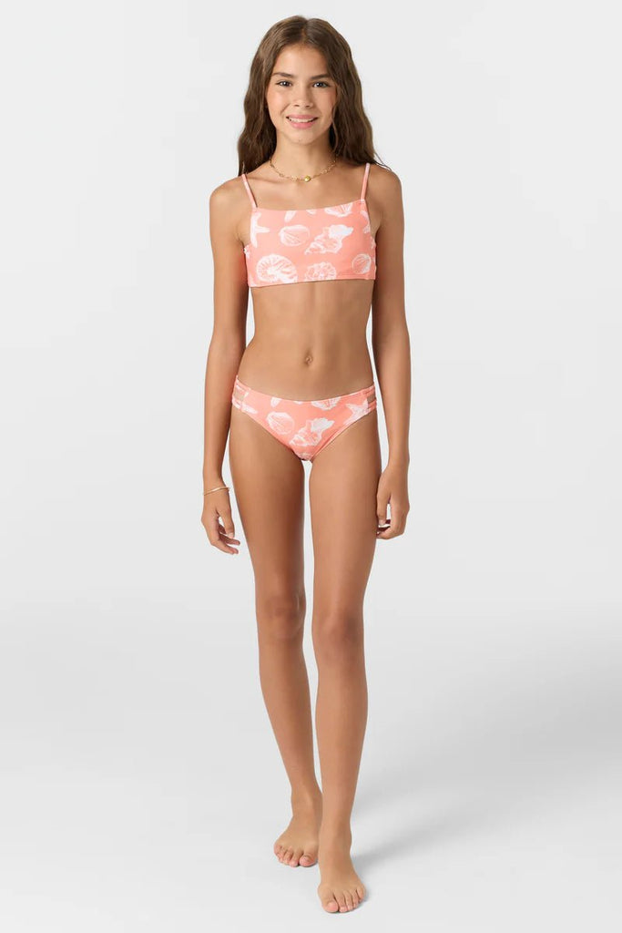 O'Neill Girls Sandy Seashells Square Neck Top Set - NeptunesBoutique