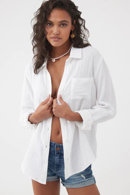 O'Neill Leni Top - White - NeptunesBoutique