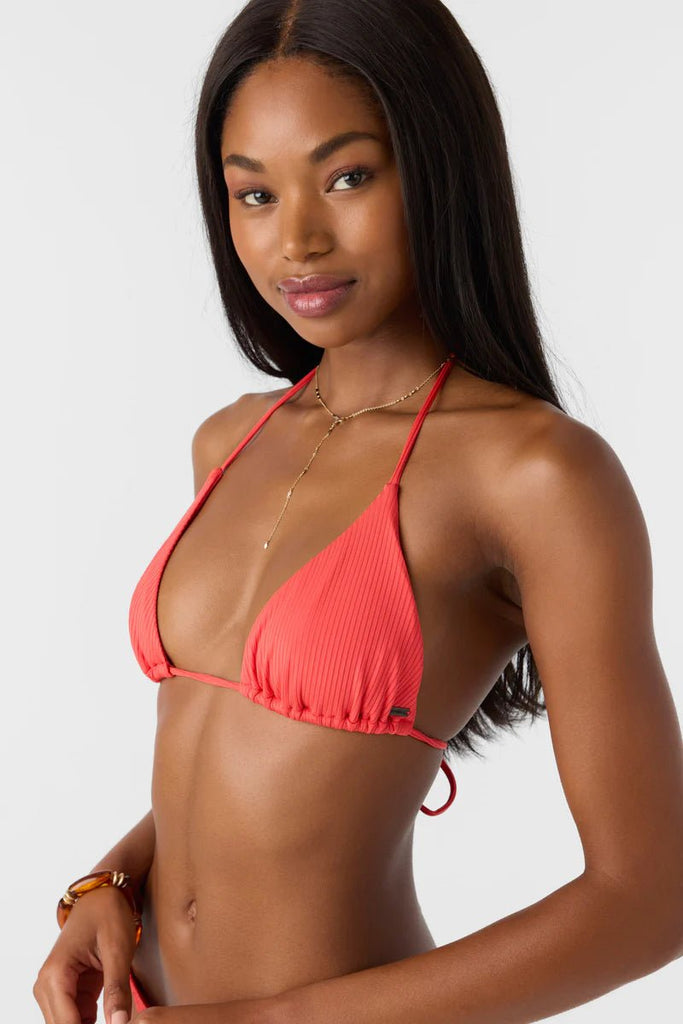 O'Neill Saltwater Solids Venice Triangle Top / Saltwater Solids Maracas Bottom Cayenne - NeptunesBoutique