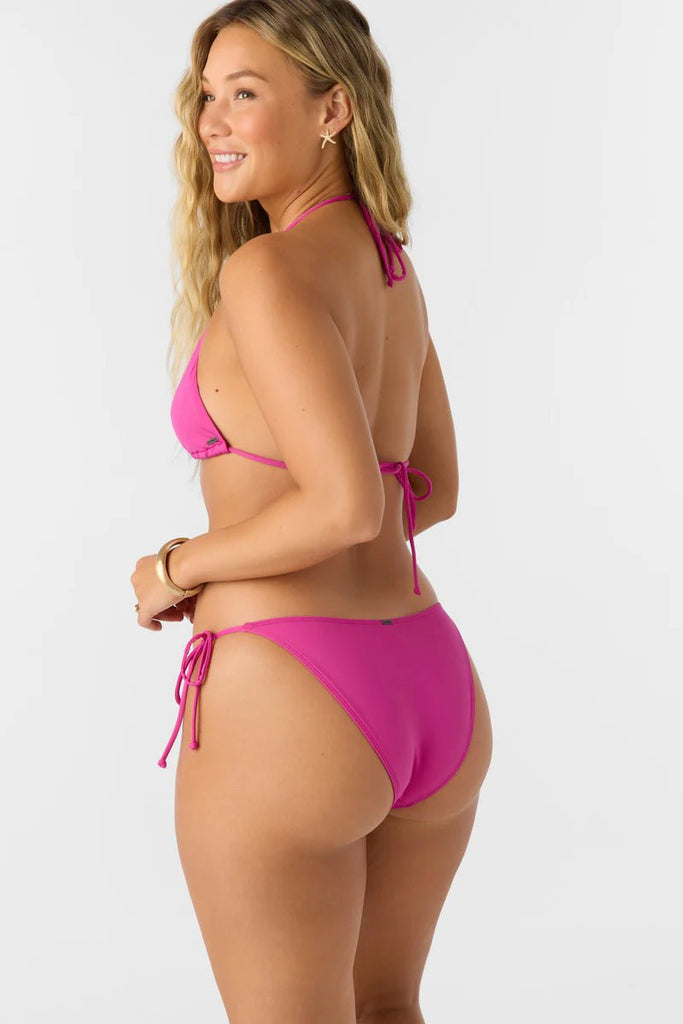 O'Neill Saltwater Solids Venice Triangle Top / Saltwater Solids Maracas Bottom Fuschia - NeptunesBoutique