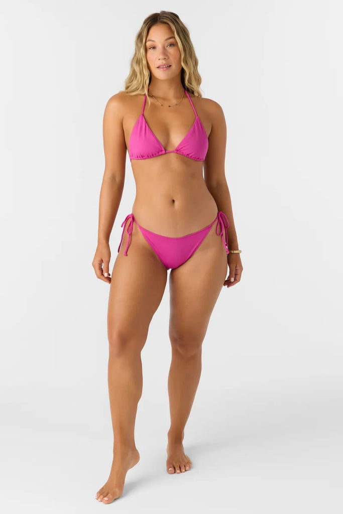 O'Neill Saltwater Solids Venice Triangle Top / Saltwater Solids Maracas Bottom Fuschia - NeptunesBoutique
