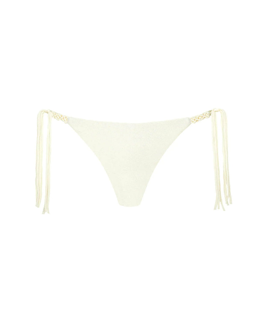 PQ Swim Cream Mila Triangle Top / Mila Tie Side Bottom - NeptunesBoutique