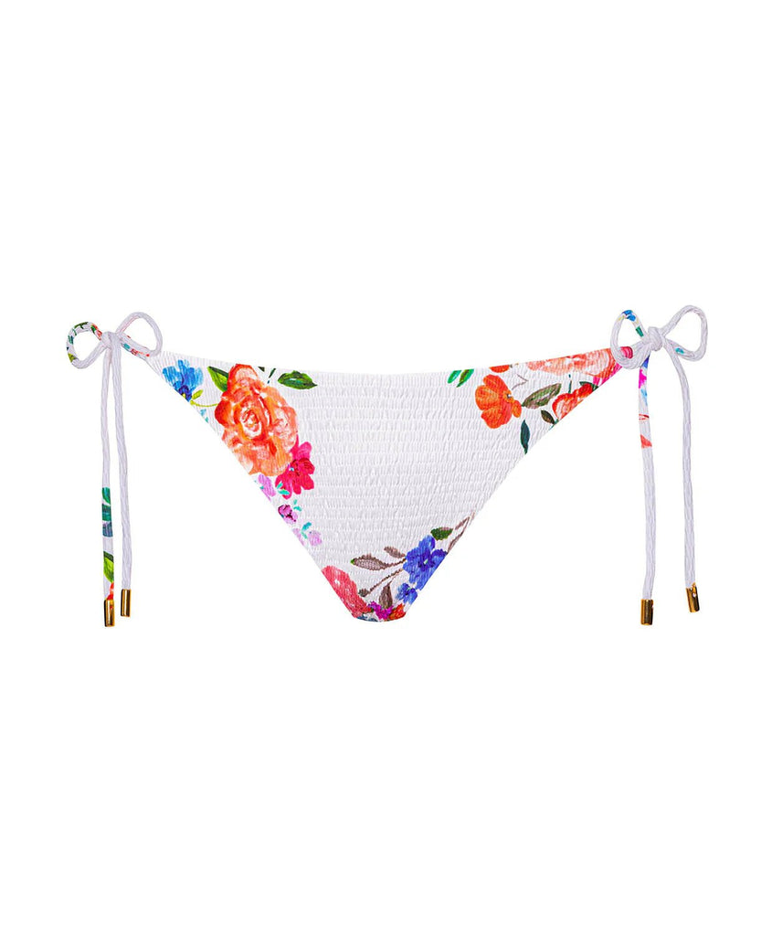 PQ Swim Florencia Smocked Triangle Top / Florencia Smocked Tie Side Bottom - NeptunesBoutique