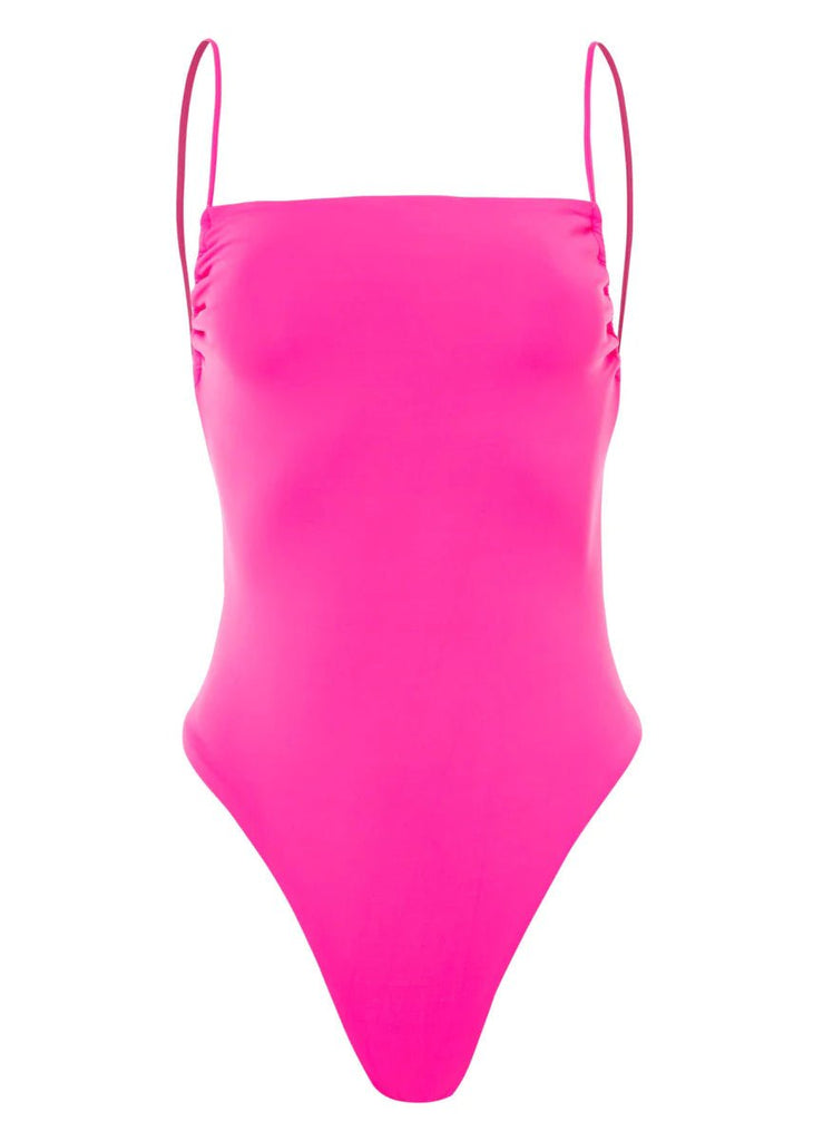 Radiant Pink Brittany Classic One Piece - NeptunesBoutique