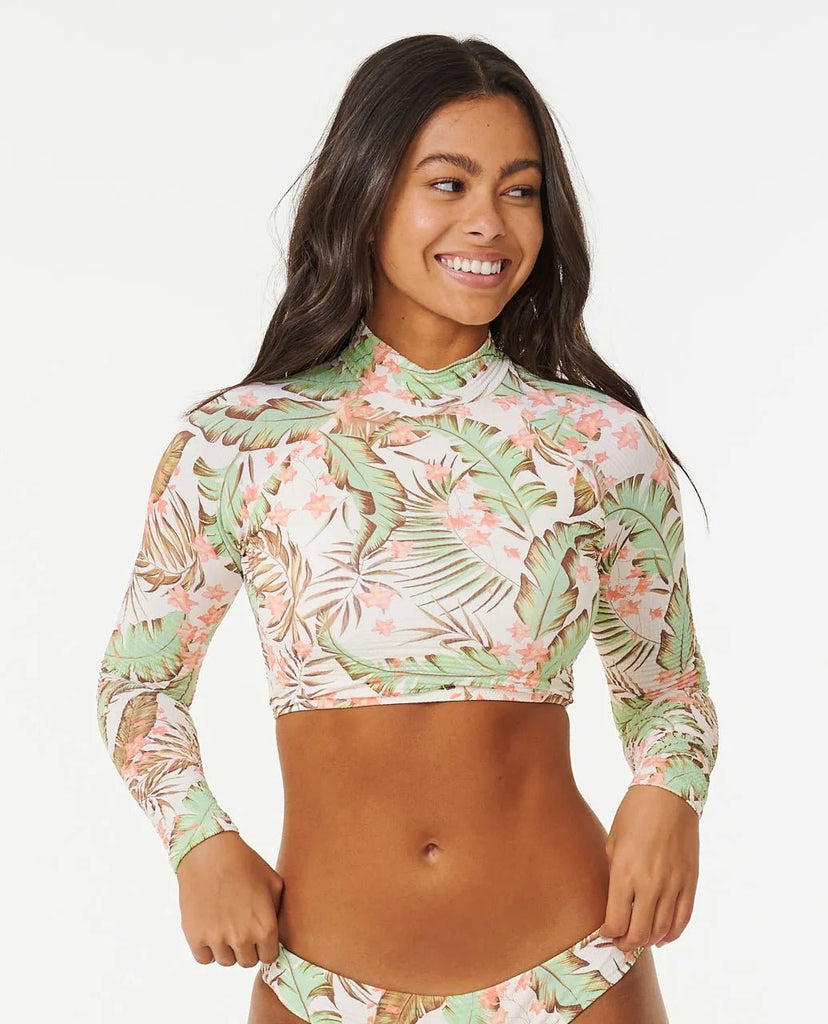 Rip Curl La Quinta Cropped Rash Guard - NeptunesBoutique