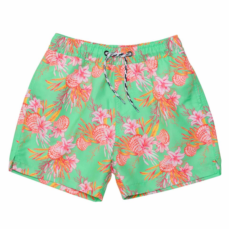 Shell Snapwr Snapper Rock Coastal Shells Sustainable Swim Shorts – NeptunesBoutique