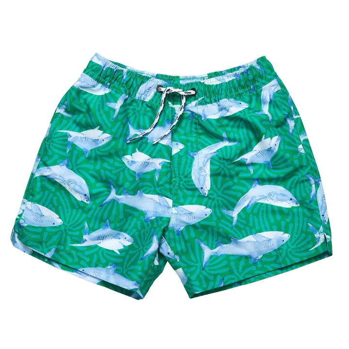 Snapper Rock Reef Shark Swim Shorts - NeptunesBoutique