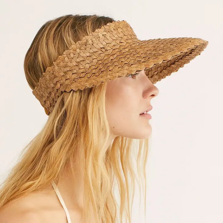 Straw Sun Visor - NeptunesBoutique