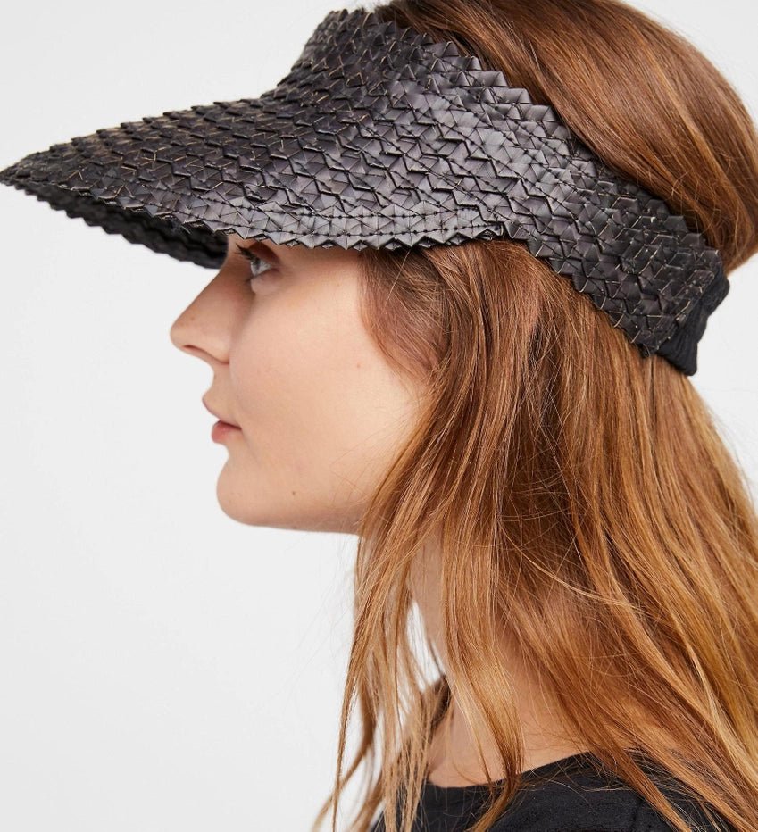 Straw Sun Visor - NeptunesBoutique