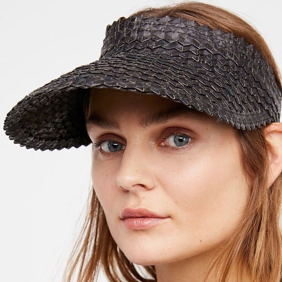 Straw Sun Visor - NeptunesBoutique